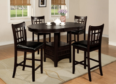 CM 2795 COUNTER HEIGHT TABLE AND 4 CHAIRS