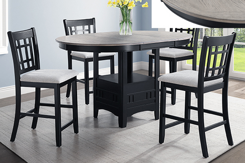 CM 2795 COUNTER HEIGHT TABLE AND 4 CHAIRS