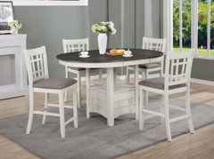 CM 2795 COUNTER HEIGHT TABLE AND 4 CHAIRS