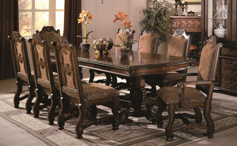 CM 2400 FORMAL TABLE & 6 SIDE CHAIS