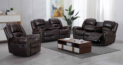 HH 2023  RECLINING SOFA, LOVESEAT, & ROCKER RECLINER