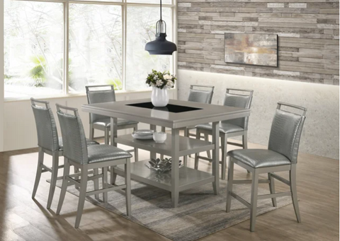 Tommy - Counter Height Table & 6 Chairs Set