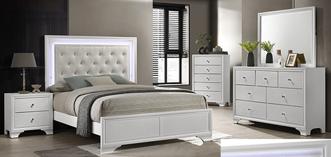 CM 43 BEDROOM SET WITH LED LIGHTS