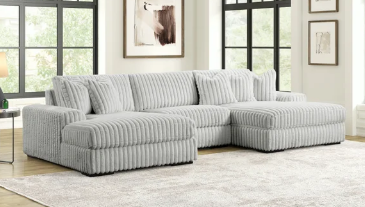 XL SUNDAY BEIGE 3PC Sectional
