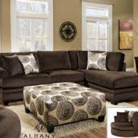 PFC Albany 8642 Chocolate Sectional