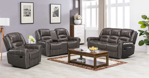 HH 2023  RECLINING SOFA, LOVESEAT, & ROCKER RECLINER